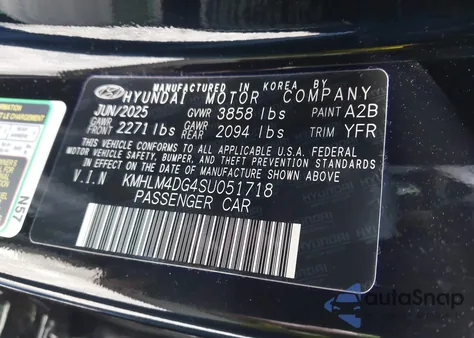 2025 Hyundai Elantra Sel Sport z USA, uszkodzony, nr VIN KMHLM4DG4SU051718